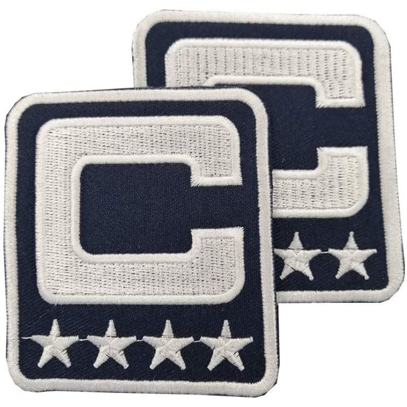 Captain Patch Capital C Tactical Patch Iron On Sew On For Jersey