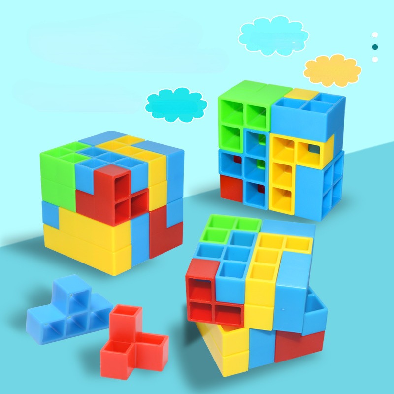 Tetra Tower Game Stacking Blocks Stack Building Blocks Balance Puzzle Board  Assembly Bricks Educational Toys For Children – the best products in the  Joom Geek online store