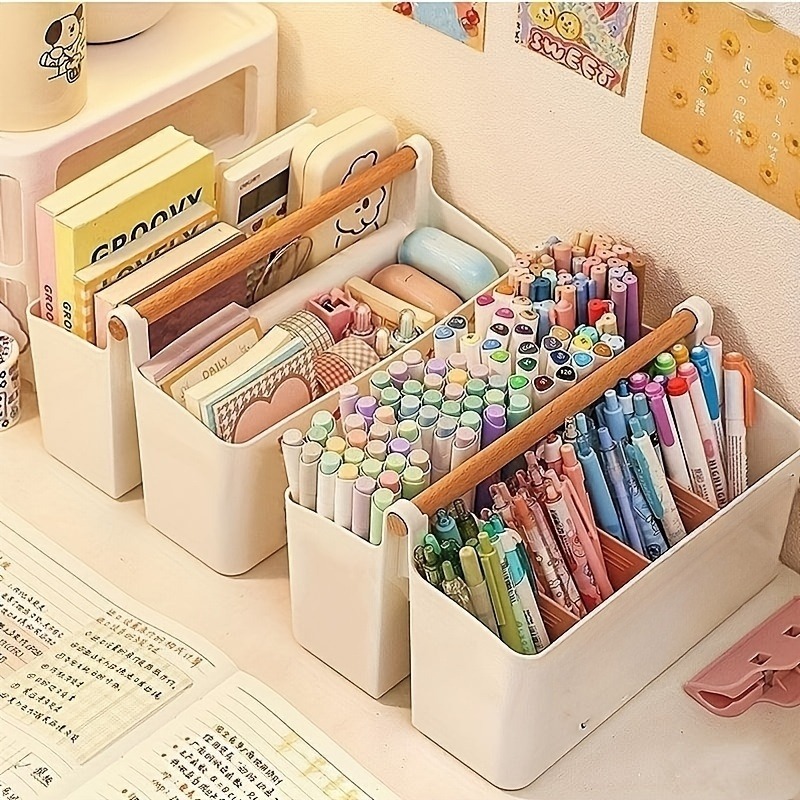 Multifunction Large Capacity Black Folding Marker Pen Canvas Pencil Case  Pen Storage Bag Can Hold 24-80 pcs Markers Pen (S and L)