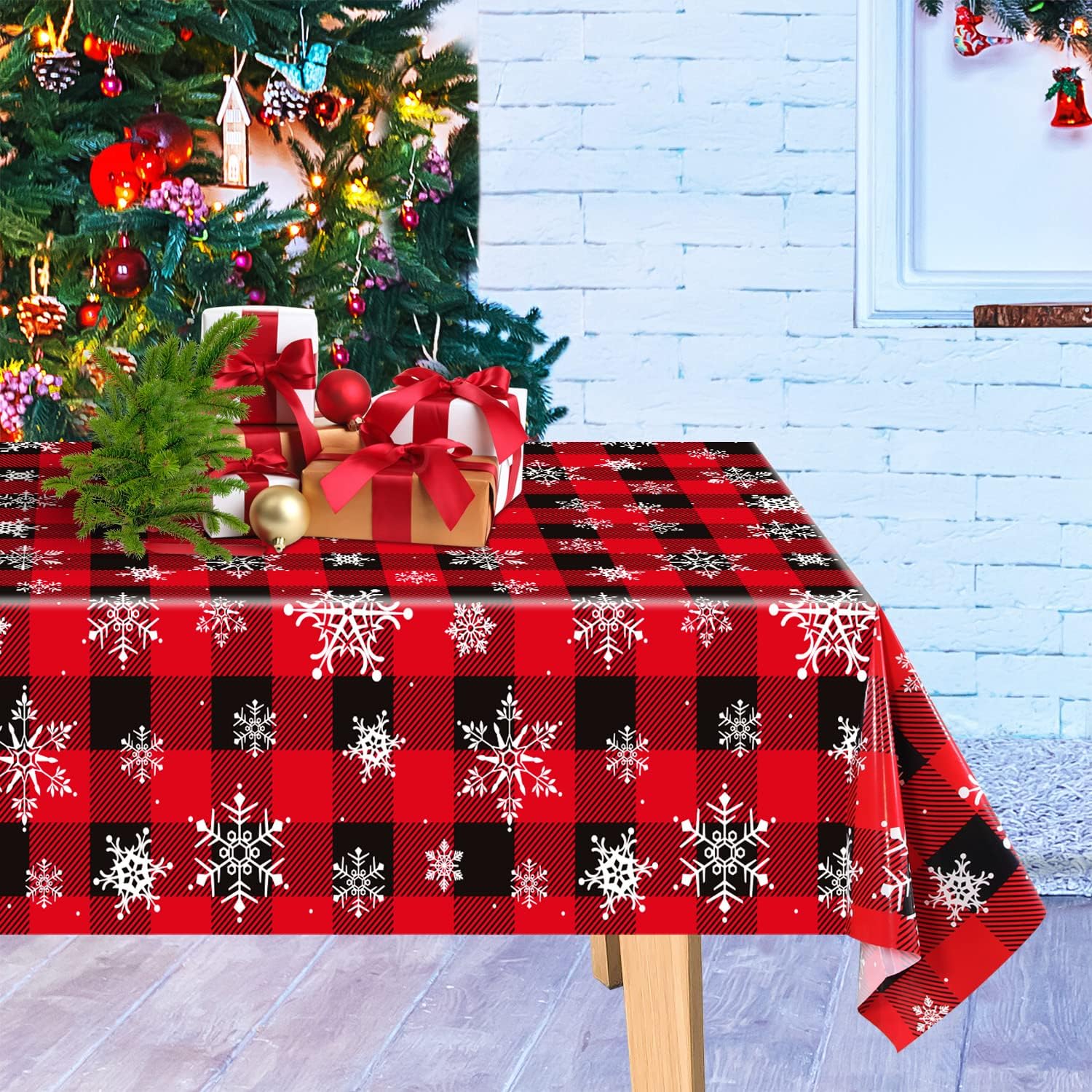 Christmas Tree Buffalo Plaid Red or Black Waffle Kitchen Towels – Anthem  Graphix