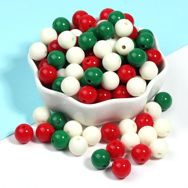 Ab Candy Color Acrylic Round Pastel Beads Assorted - Temu