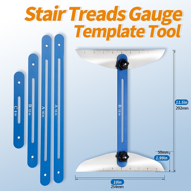 STAIR TREAD JIG 29-60 DOUBLE EXTENSION - GATSTEP-GM
