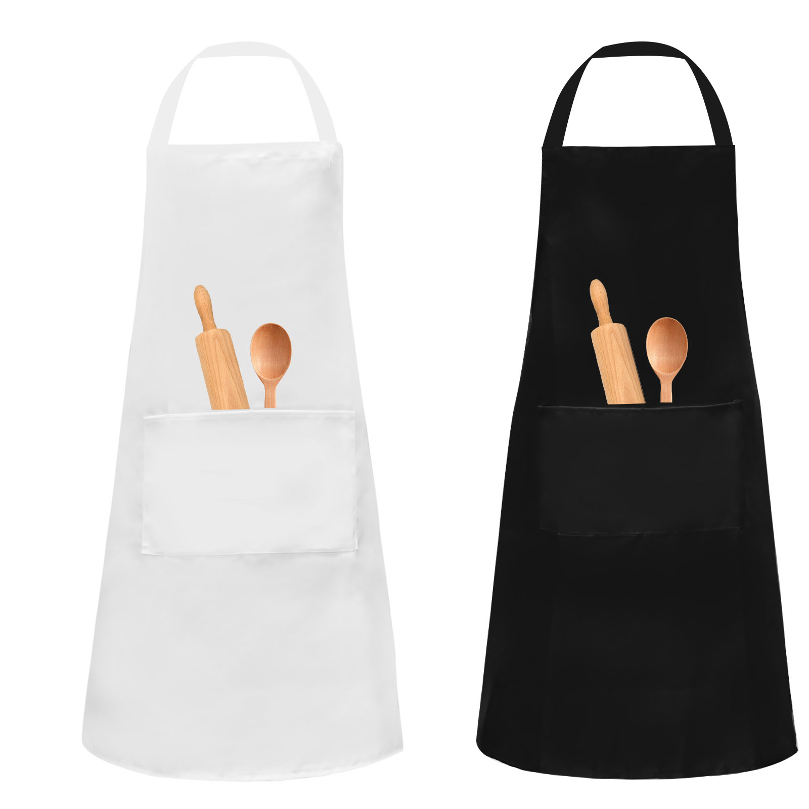 Kitchen Aprons For Women Men Household Aprons For Kitchen Wipeable