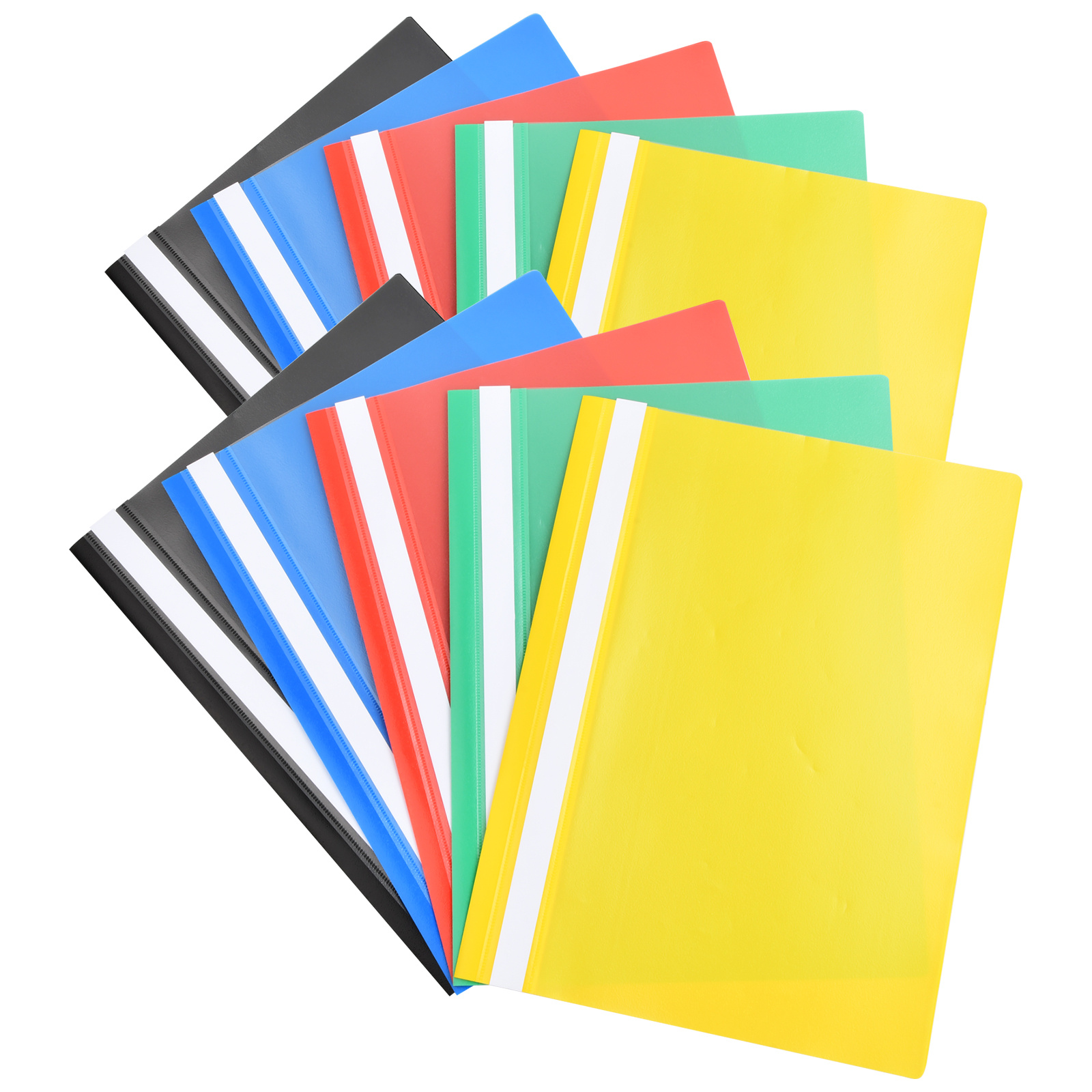 Paquete de 2 carpetas de archivos expandibles, carpeta organizadora de  papel de plástico con etiquetas, carpeta de papel A4 con cierre a presión