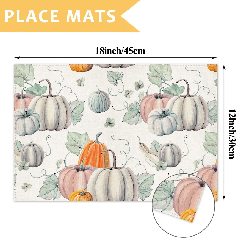 Dish Towel Set Watercolor Stripes Hello Pumpkin Fall - Temu