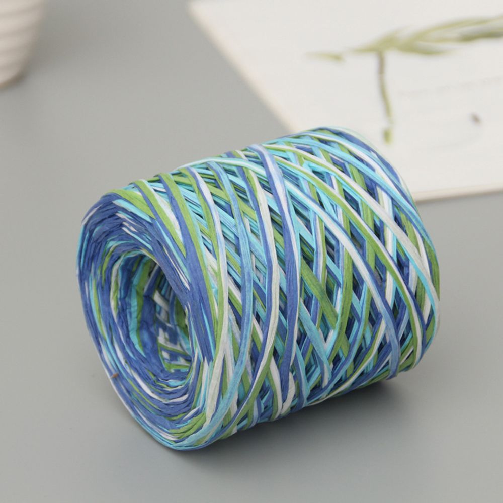 Natural Raffia Straw Yarn New Ribbon Yarn Diy Packaging Belt