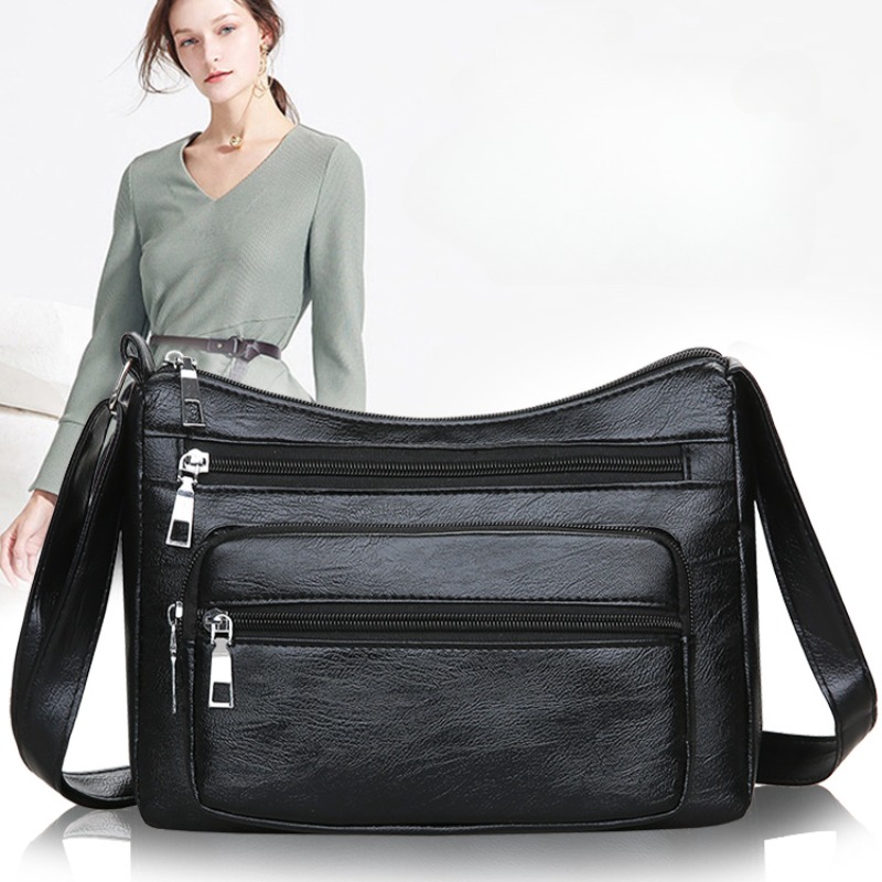 Trendy Casual Hobo Shoulder Bag, Zipper Crossbody Bag, Minimalist Women's  Shoulder Purse - Temu
