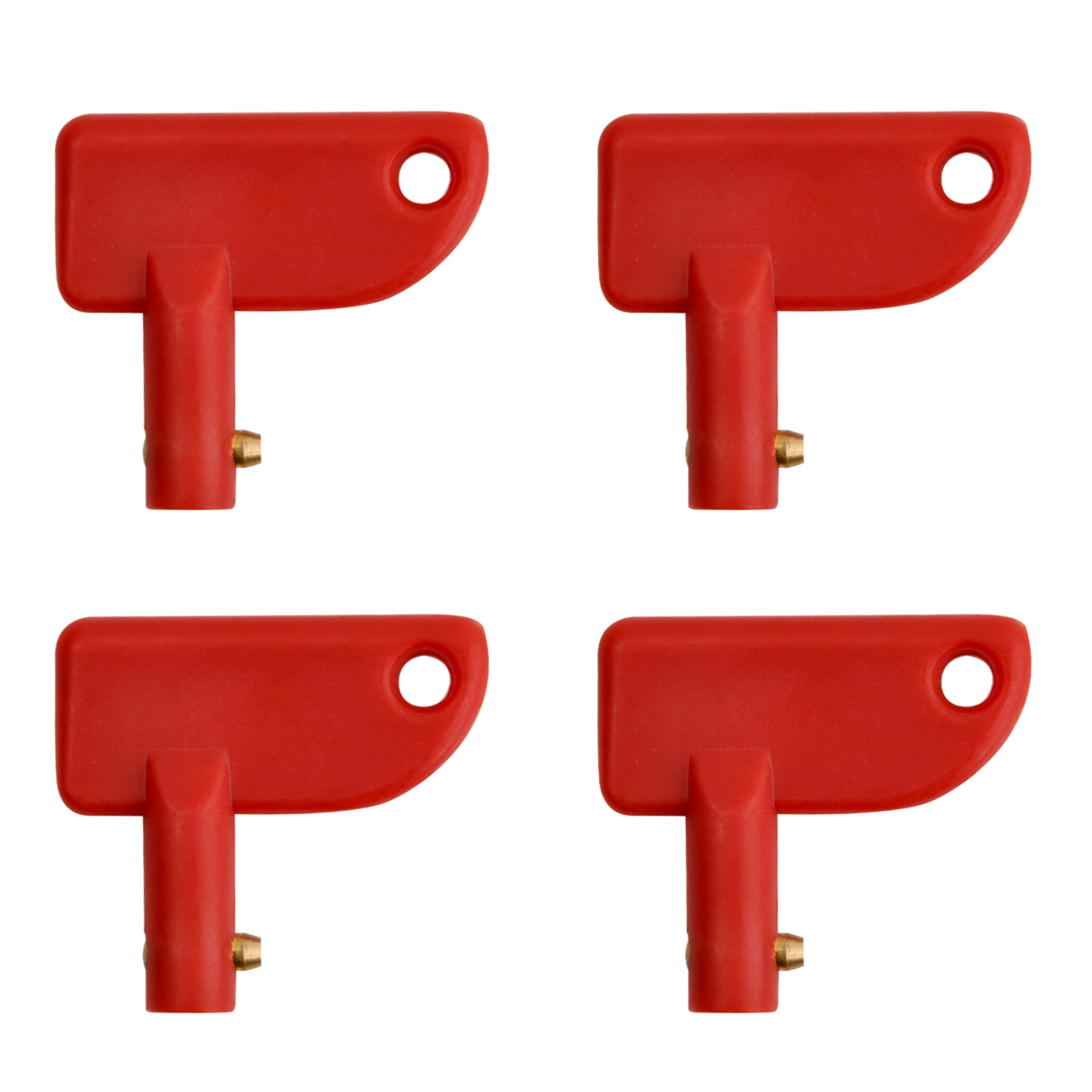 Car Battery Disconnect Switch Key Red Battery Isolator - Temu