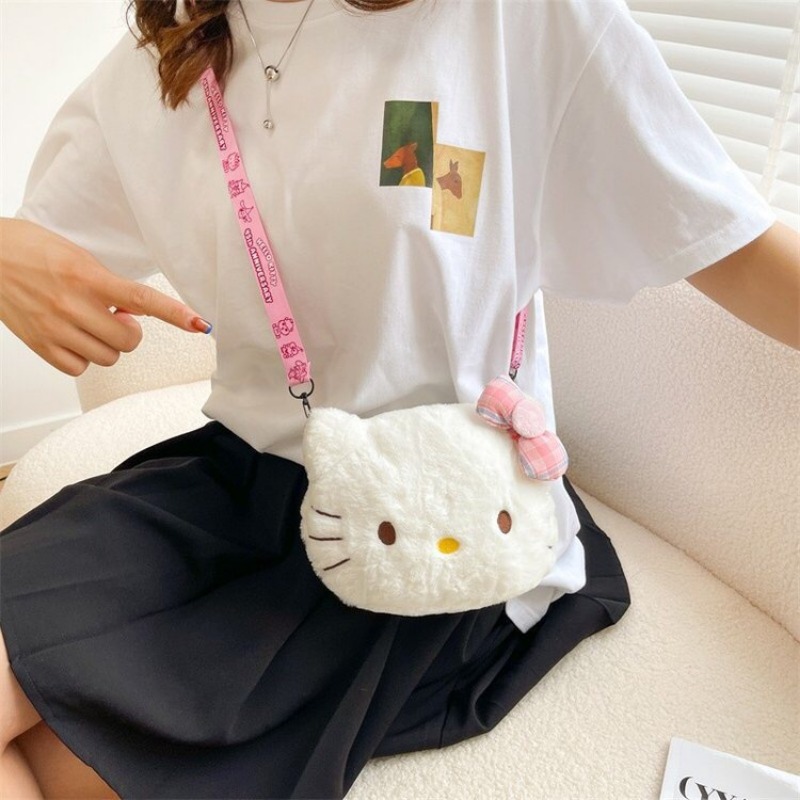 Kawaii Hello Kitty Plush Shoulder Bag