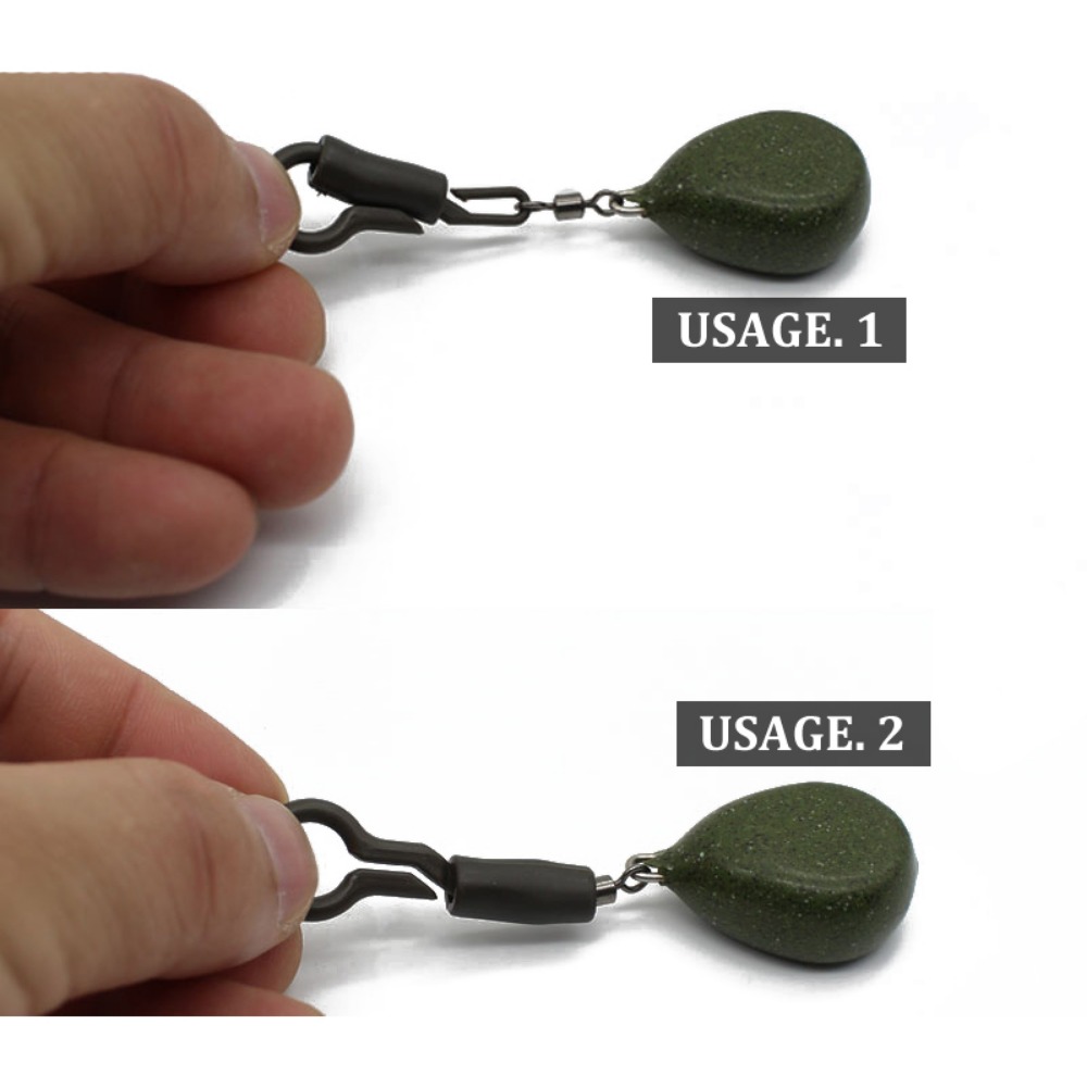 Back Lead Clips Silicone Sleeves Carp Fishing Rigs Connector - Temu Canada