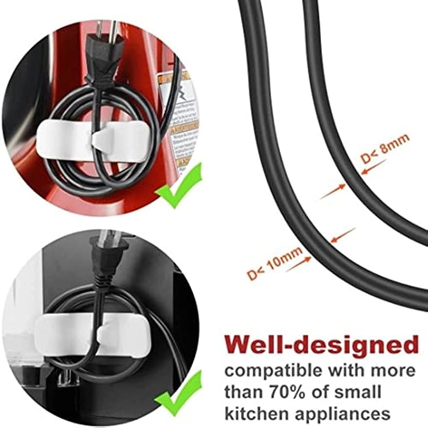 cord organizer for appliances sticky and