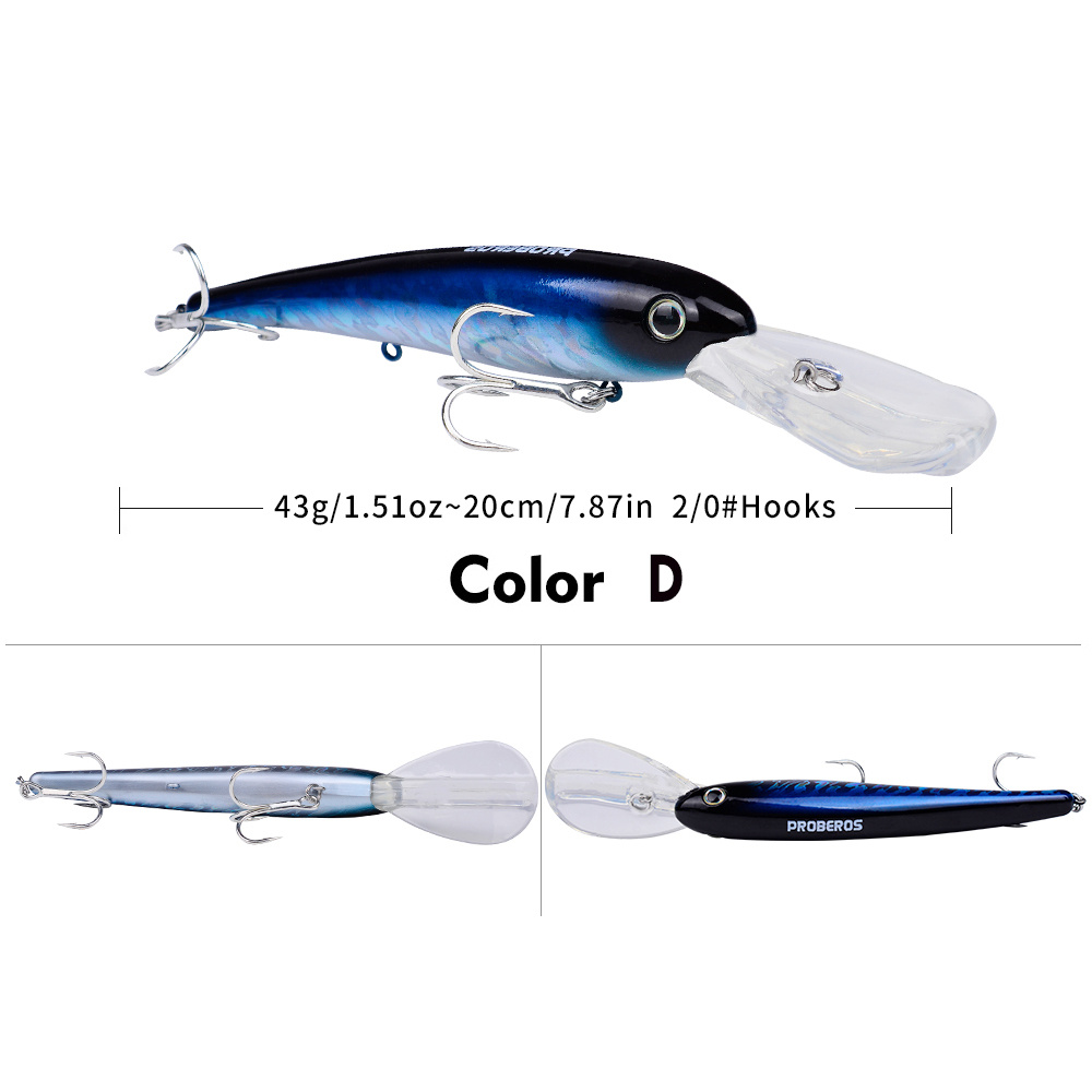 Plastic Trolling Minnow Fishing Lure Floating Artificial - Temu