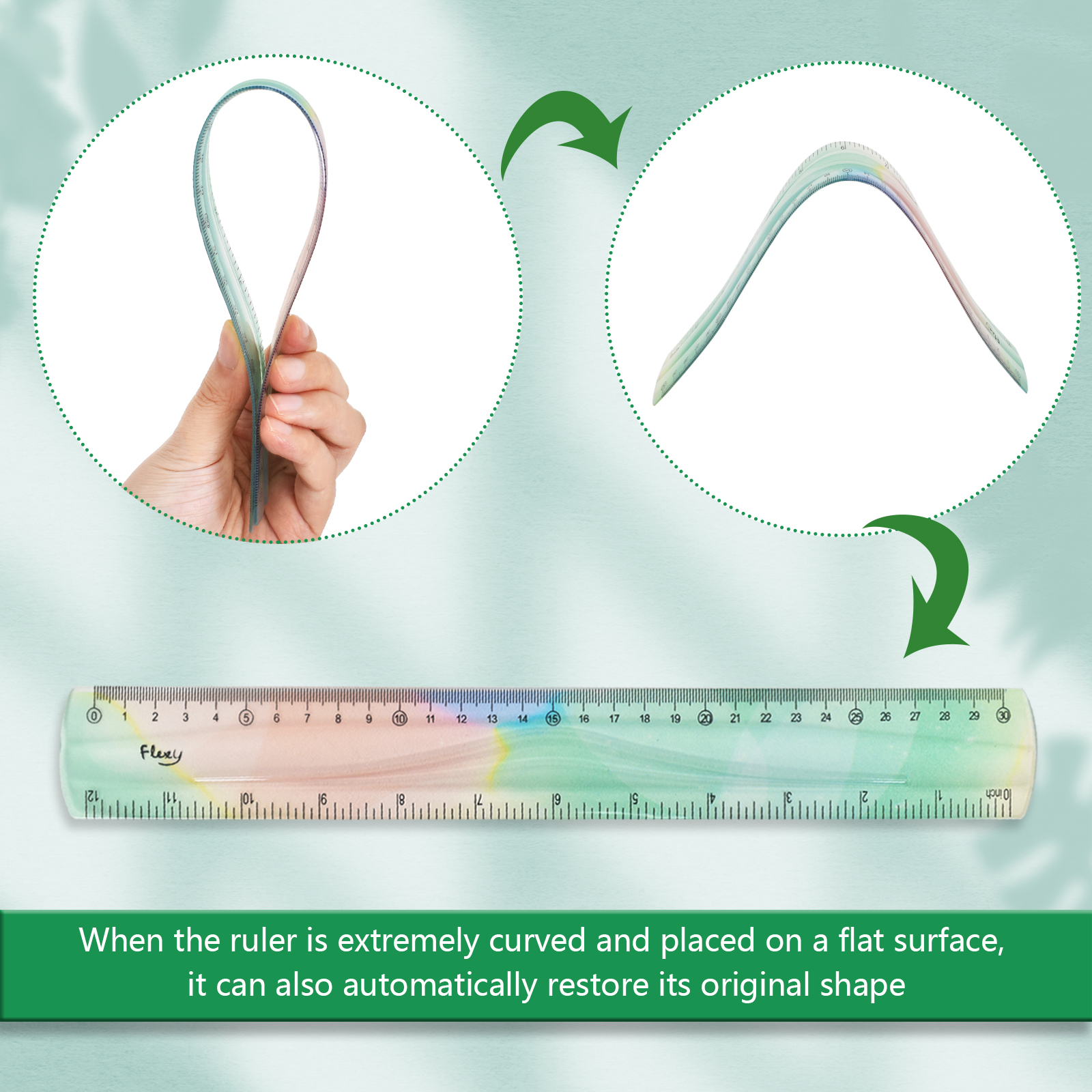 Transparent Flexible Ruler