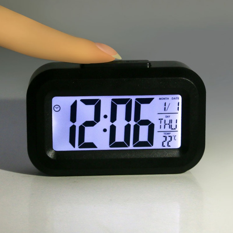 1 Reloj Despertador Digital Pantalla Led Proyección Lcd - Temu Spain