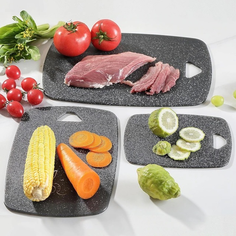  Tabla de cortar de plástico transparente para cocina, tabla de  cortar de verduras, bloques de carne picada, accesorios de cocina,  herramientas de frutas (mediano, amarillo) : Hogar y Cocina