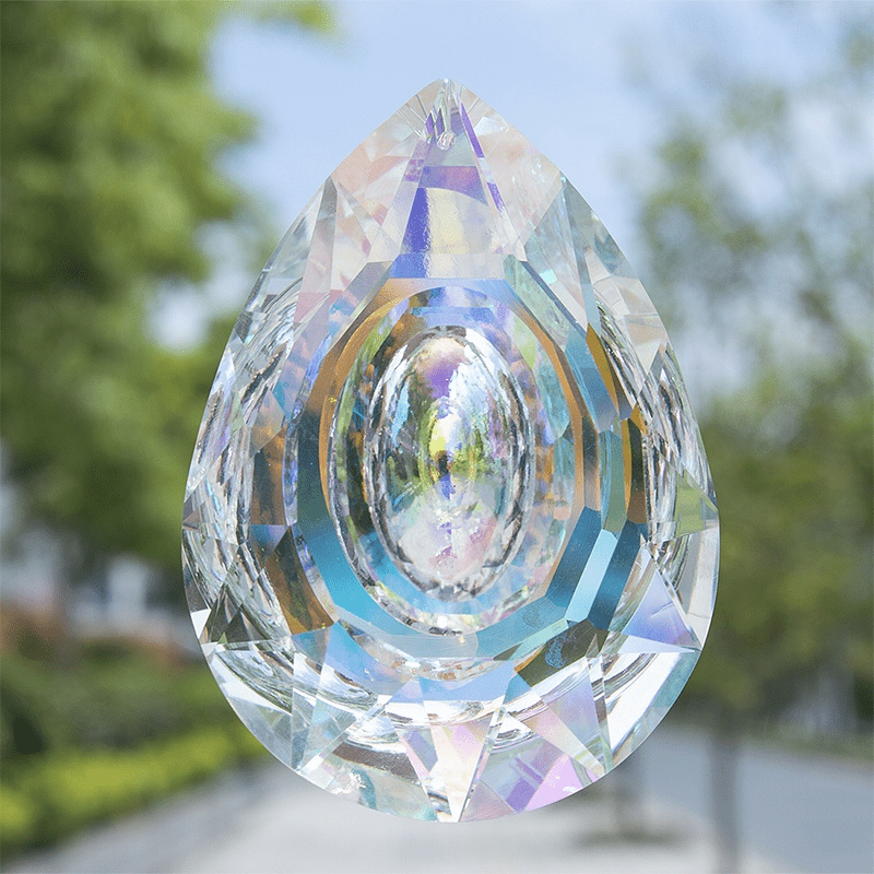 Suncatcher Crystal Chandelier Decor Stained Glass Ball - Temu