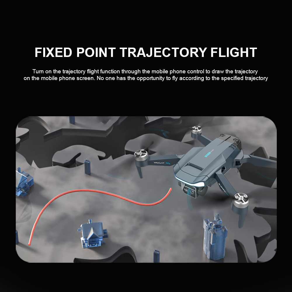 f194 mini drone dual hd camera gps drone brushless motor rc helicopter foldable quadcopter fly toy gifts details 13