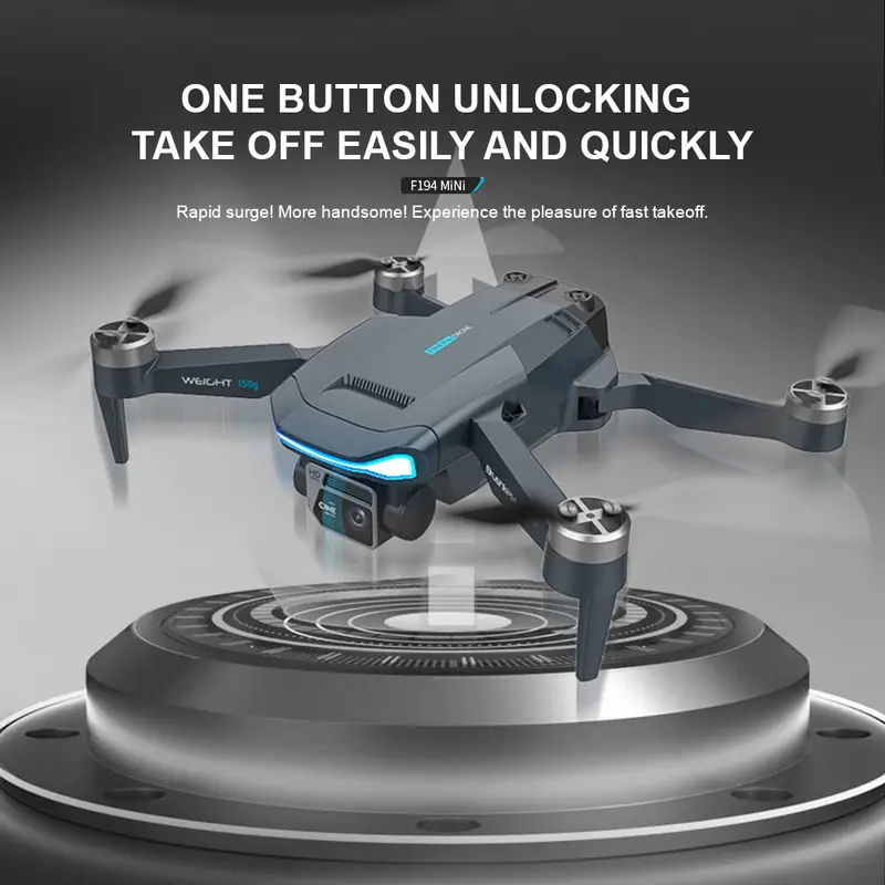wryx f194 mini drone hd dual camera gps dron brushless motor rc helicopter foldable quadcopter fly toy gifts vs l900 pro se uav details 17