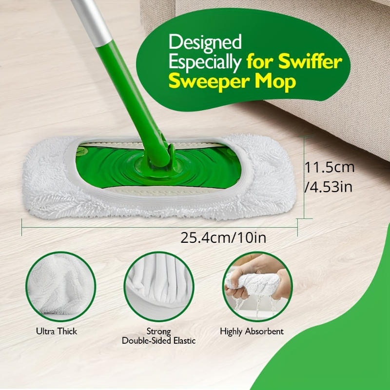 Swiffer Sweeper - Paños de barrido en seco, 84 unidades, repuestos de  fregona sin perfume para trapear y limpiar el piso, repuestos de mopa de  madera