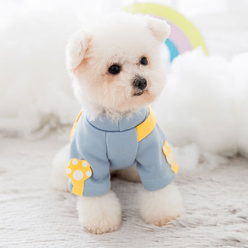 Kigai Cute Omelette Puppy Kitten Cotton Shirt Cute Print Warm Cotton Fleece  Soft and Comfortable Sleeveless Pet Clothes : : Pet Supplies