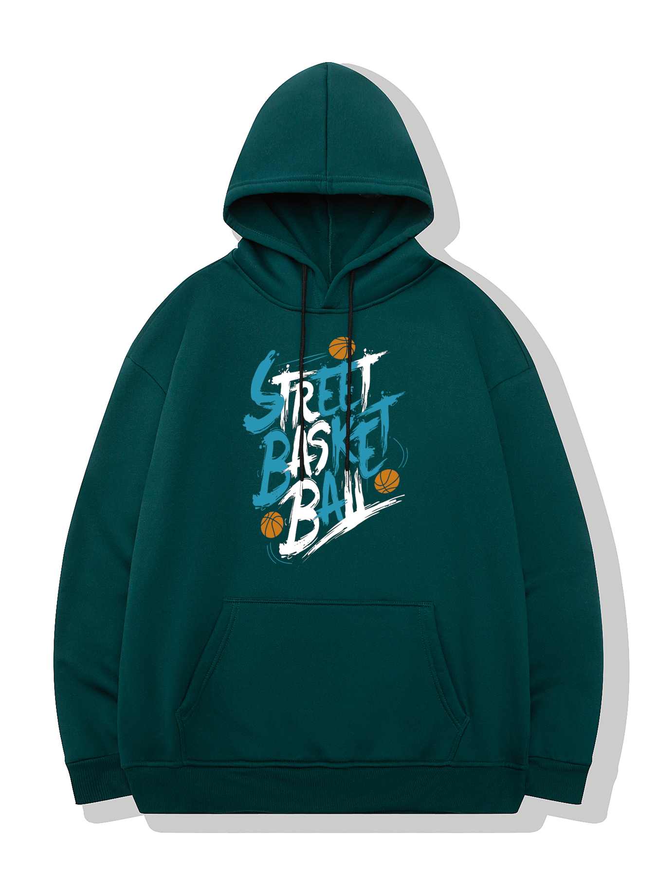 Street Basketball Print Hoodie, Cool Hoodies For Men, Men's Casual