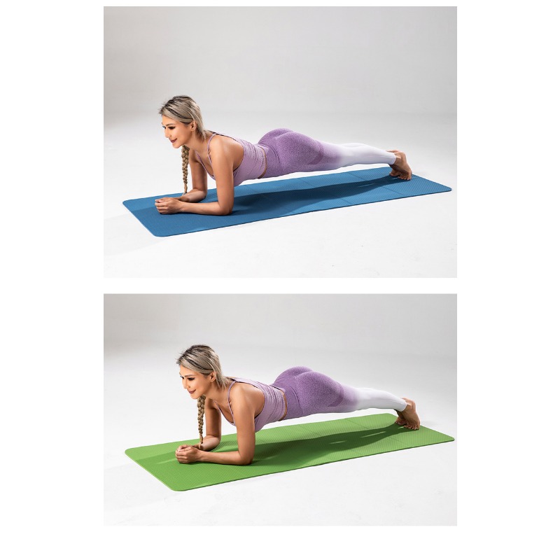 Tpe Odorless Yoga Mat Non slip Wear resistant Fitness Mat - Temu