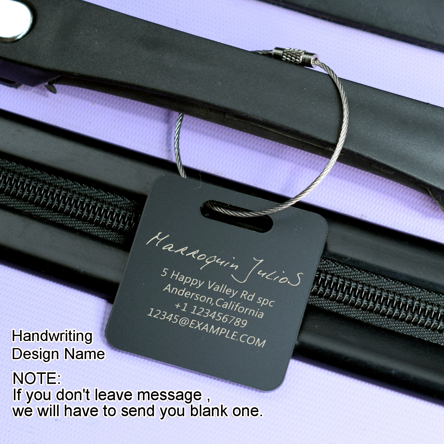 Handwriting Design Personalized Luggage Tag Custom Luggage Tags Transparent  Frosted Acrylic Travel Bag Tag Student Gifts Engraved Luggage Tags  Personalized Gifts Graduation Gifts - Temu