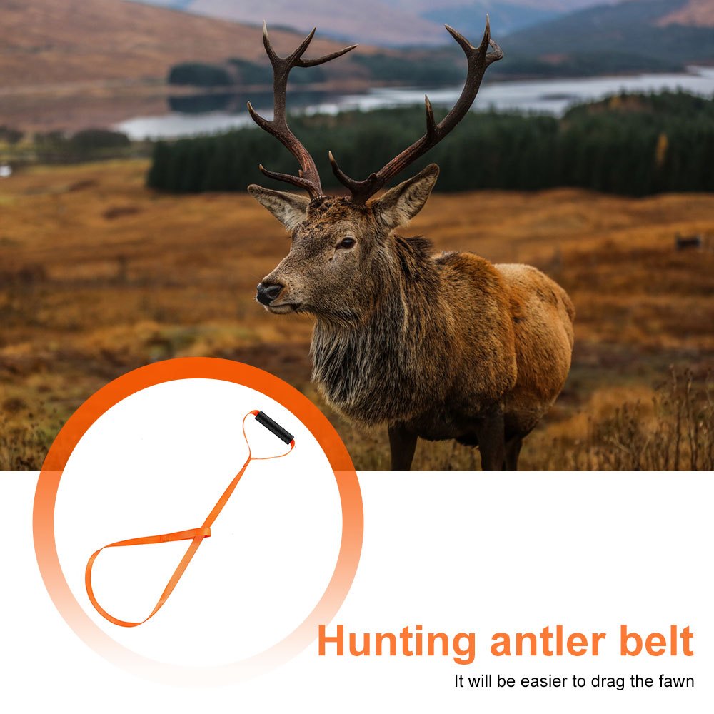 Deer Drag Harness Durable Deer Drag Strap with Comfortable Handle