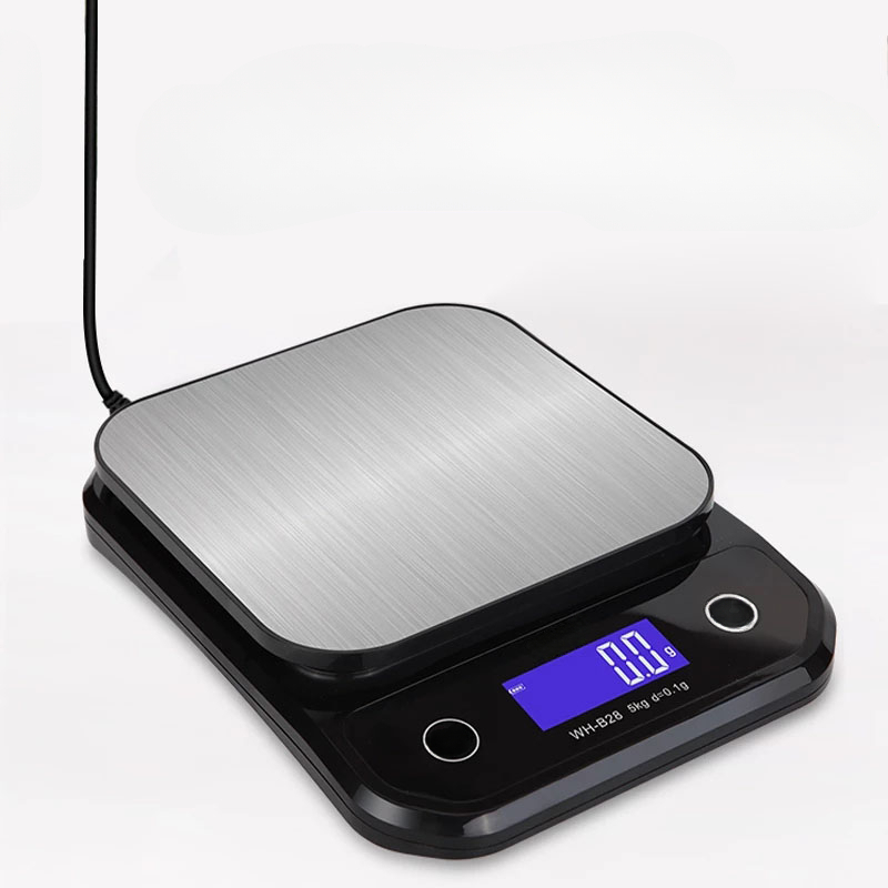 Rechargeable Electronic Kitchen Scales Kitchen Household Kitchen Food  Weighing Stainless Steel High Precision Digital scale