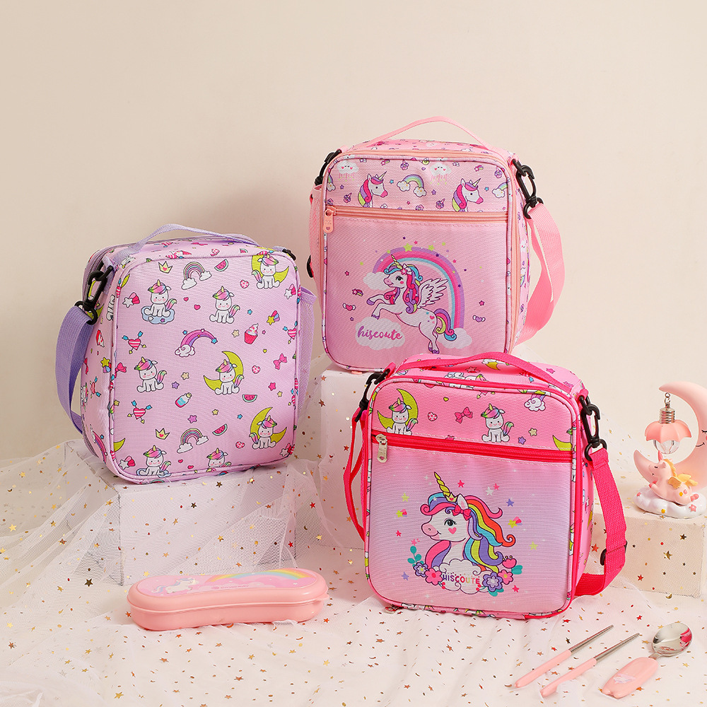 Lunch Box For Kids, Unicorn Print Insulated Lunch Bag, Portable Lunch Bag -  Temu