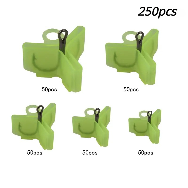 50Pcs Fishing Hook Bonnets Plastic Treble Hook Covers Fit for 6，7，8 White