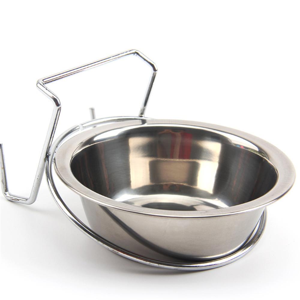 Elevated Dog Food Bowl Water Bowl For Cage Stainless Steel - Temu