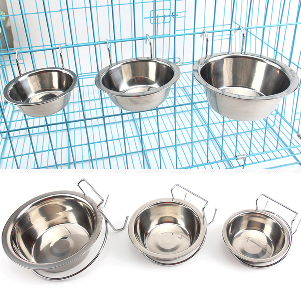 LIHONG Dog Bowls,Stainless Steel Dog Bowls for Large Dogs,Dog Food Water  Bowls with Non Slip Rubber Bottom,Pet Feeding Bowl,Double Wall