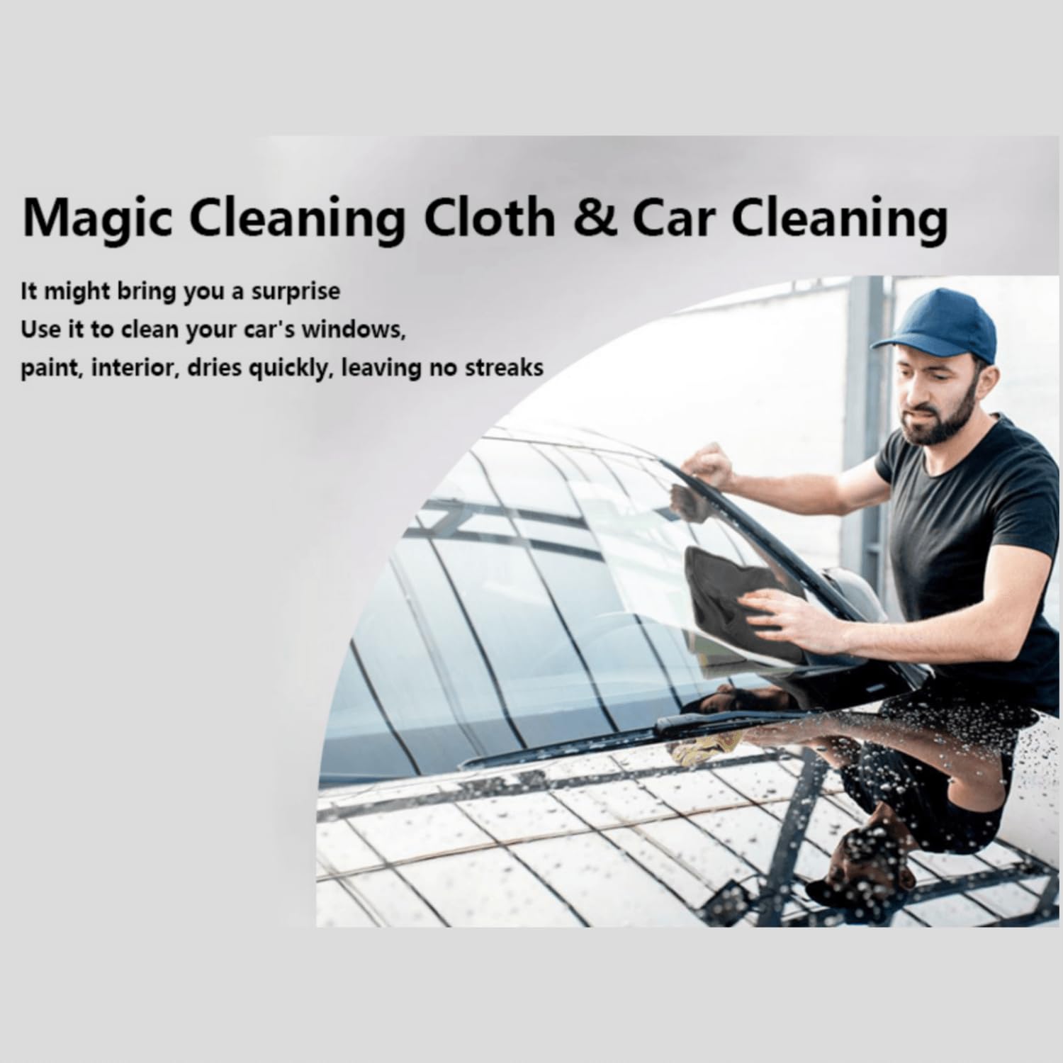Magic Thickened Cleaning Cloth, Microfiber Magic Streak Free
