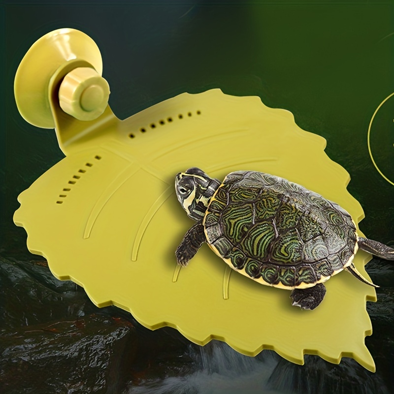 1pc Turtle Basking Platform With Suction Cup Tortoise Climbing