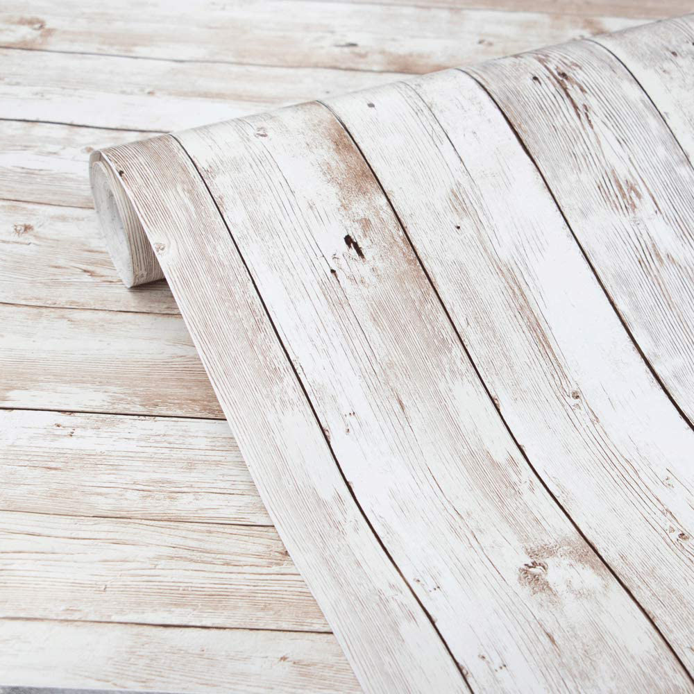 DESOMINOR Tapetenbordüre 10m - Abziehbare Schwarz Holzmaserung Für Spiegel & Wände