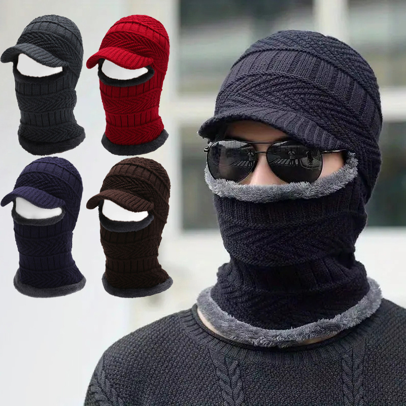 

1pc Knitting Ski Mask For Men And Women-stay Warm And Protected, Windproof Breathable Ski Mask For Skiing, Outdoor Gear, Motorcycling & Snowboarding!