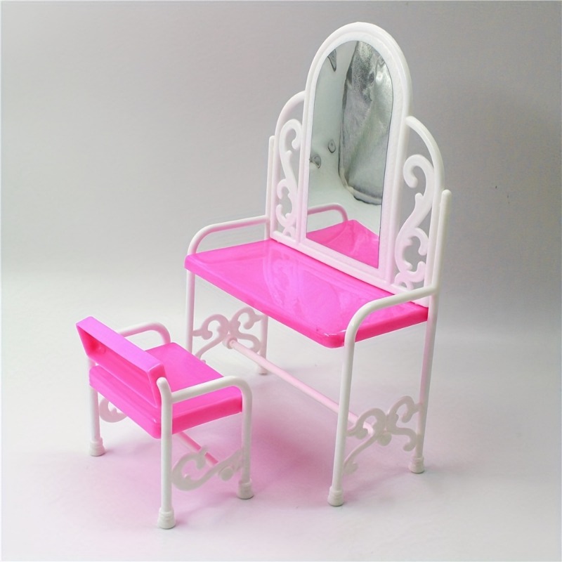 Pink dresser online chair