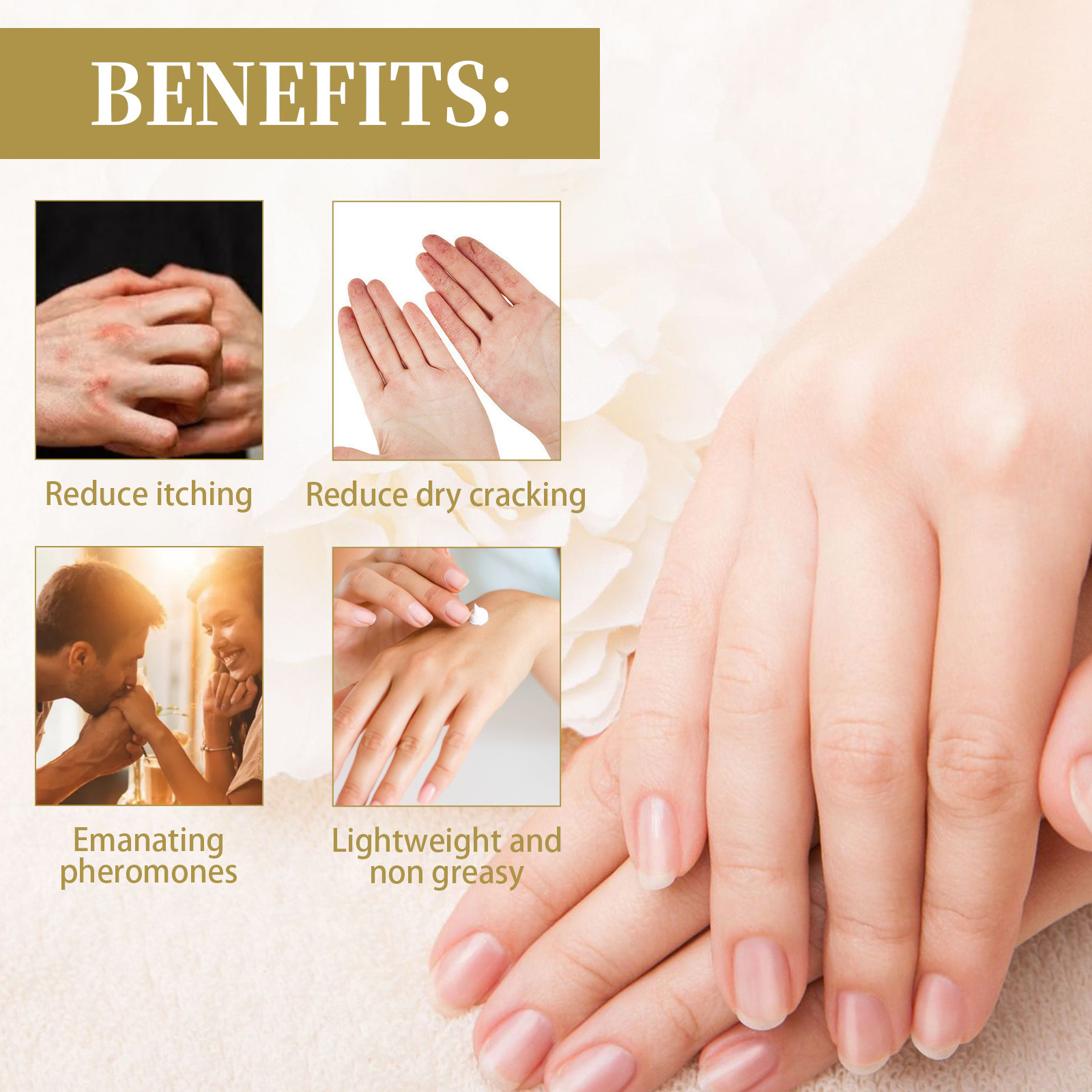 2pcs Pheromone Hand Cream - Moisturizing & Nourishing - Travel Size Lotion