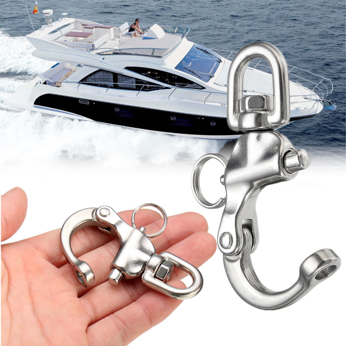 316 Stainless Steel Swivel Shackle Quick Release Boat Anchor - Temu Canada