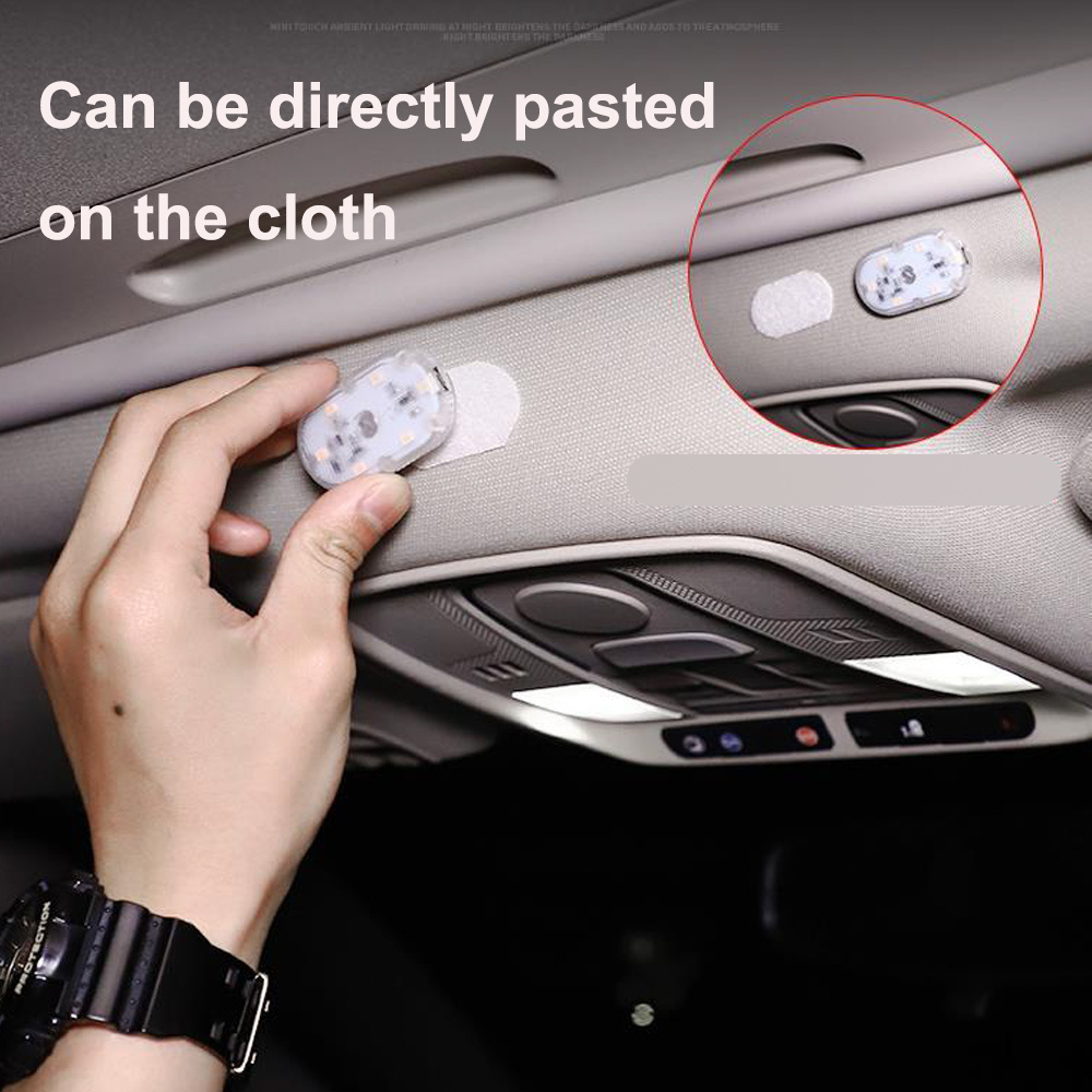 Kaufe 1 PCS Auto LED Touch Lichter Drahtlose Innen Licht Auto Dach Decke  Lesen Lampen Für Lagerung Box USB Lade