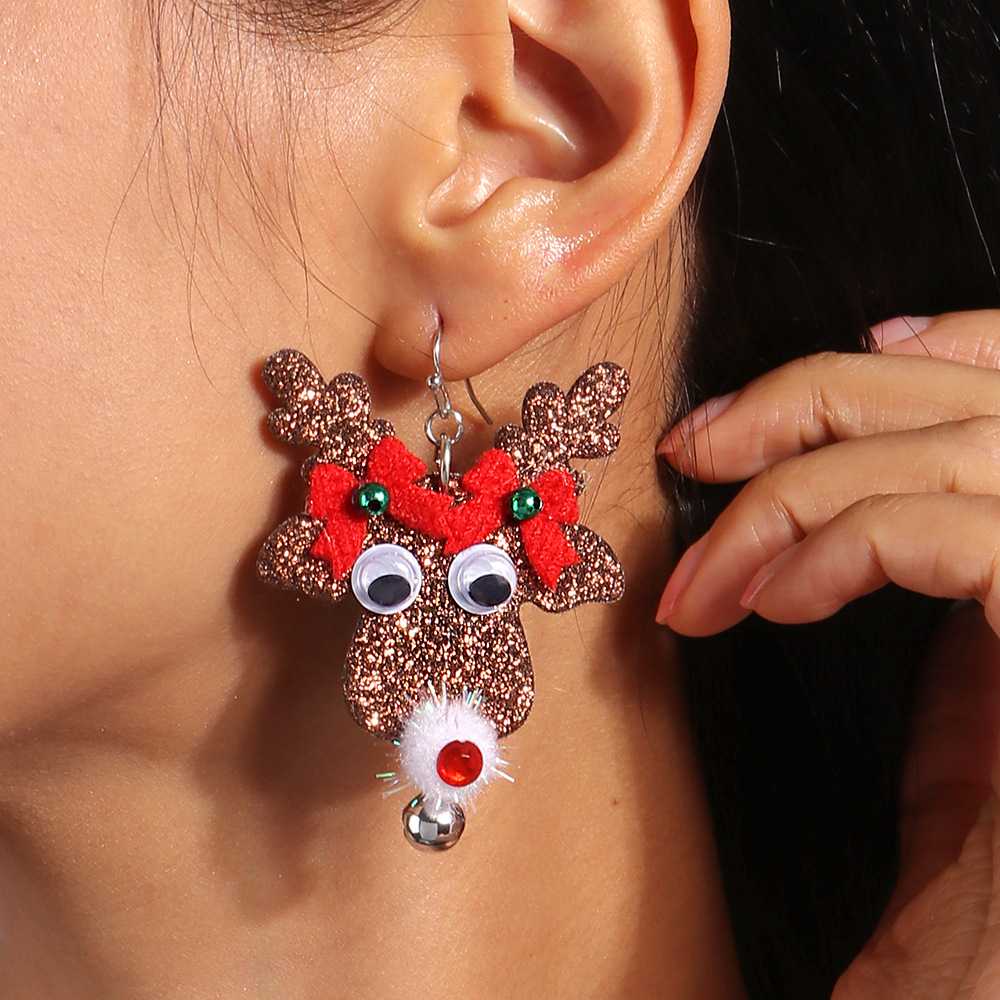 New Christmas Decorations Christmas Earrings Christmas Tree - Temu