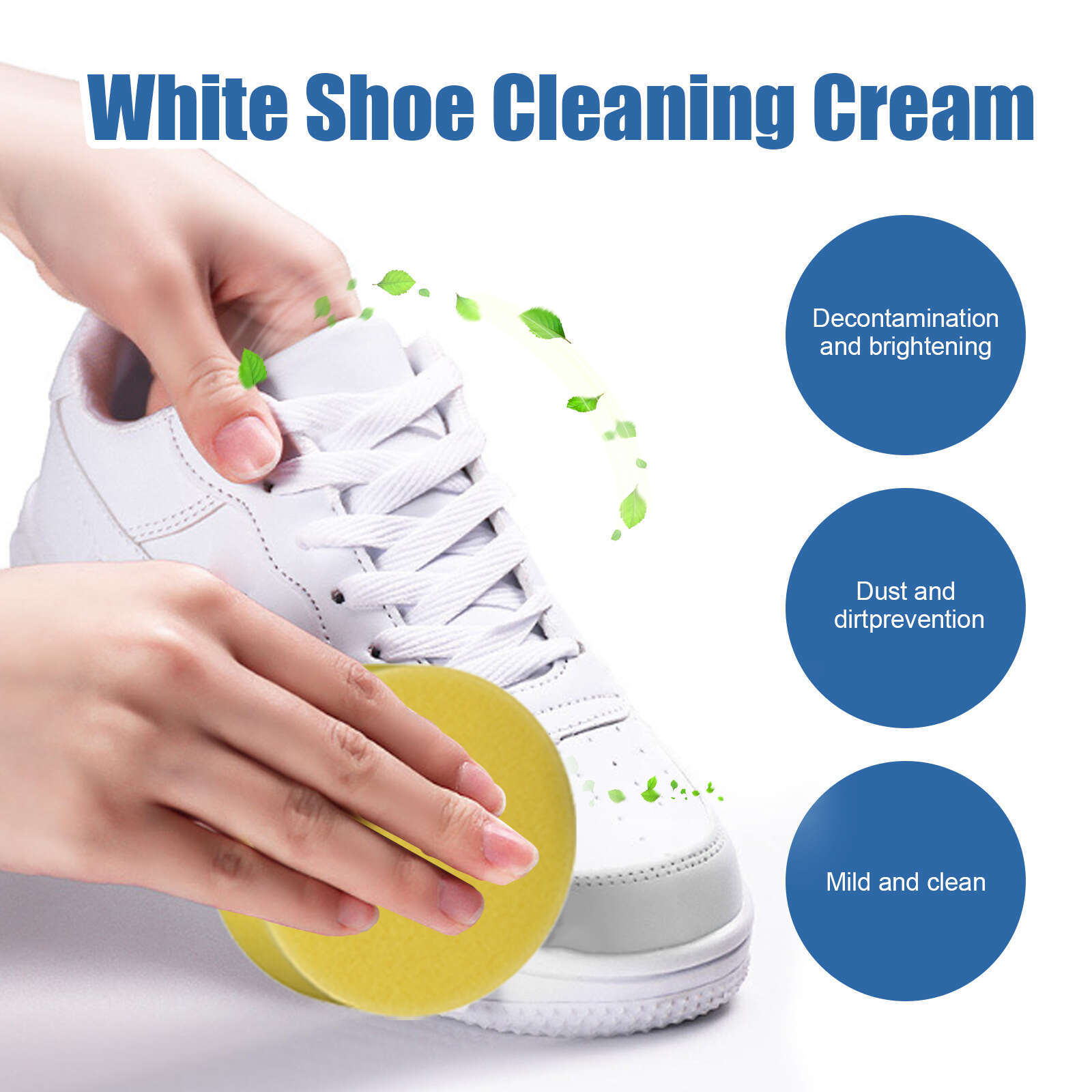 Cleaning Cream White Shoe Cleaning Polishing Whitening Cream - Temu
