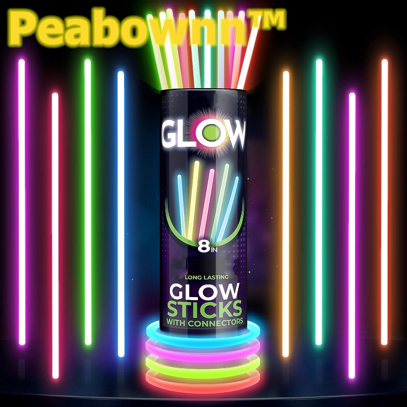 1/5 stücke LED leuchten Glasfaser stäbe Leuchtstäbe blinkende Armbänder  Konzerte Rave Party Geburtstag begünstigt Farbwechsel Licht - AliExpress