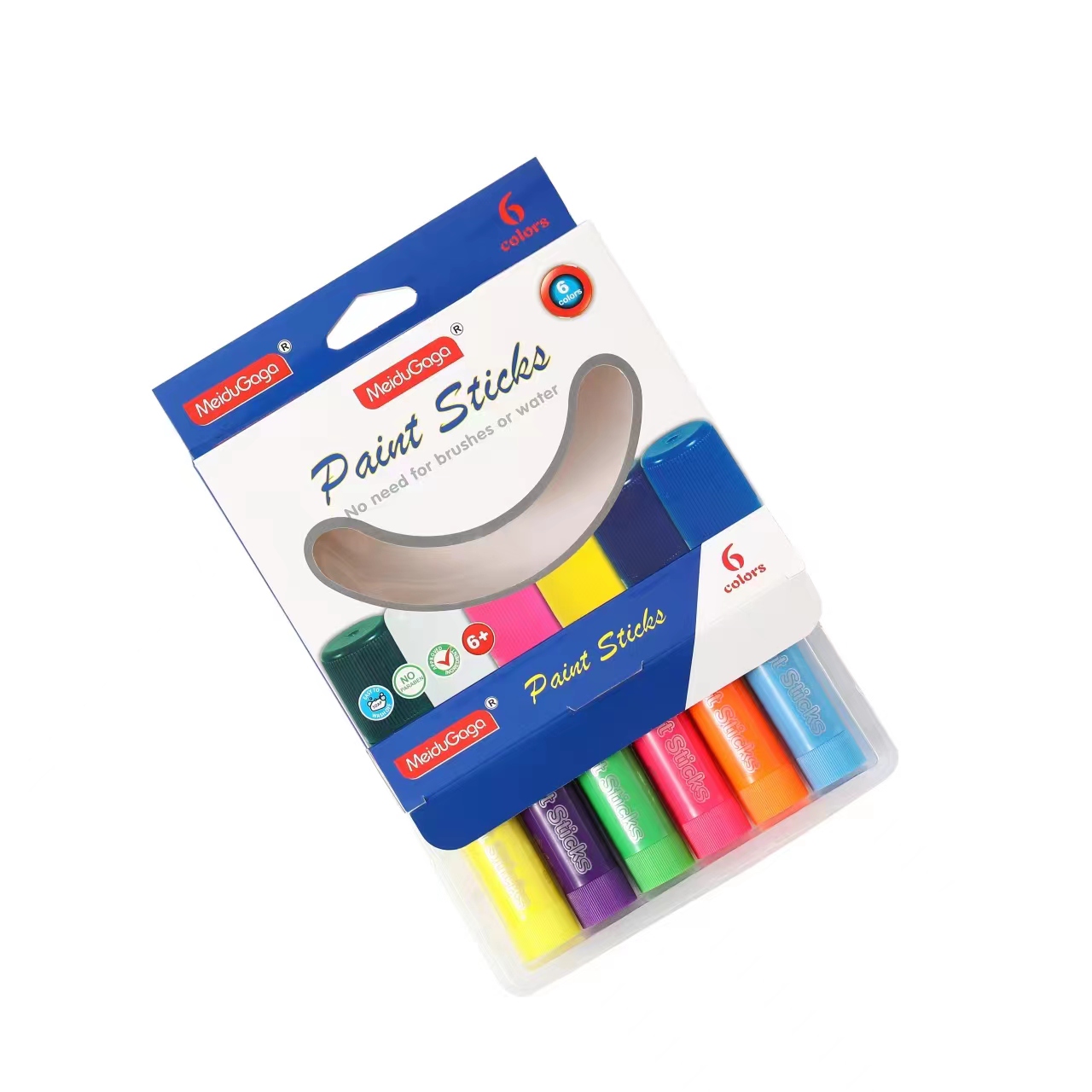 Tempera Paint Sticks, 32 Colors Solid Tempera Paint for Kids, Super Quick  Drying, No-Toxic, Works Great on Paper Wood Glass Ceramic Canvas