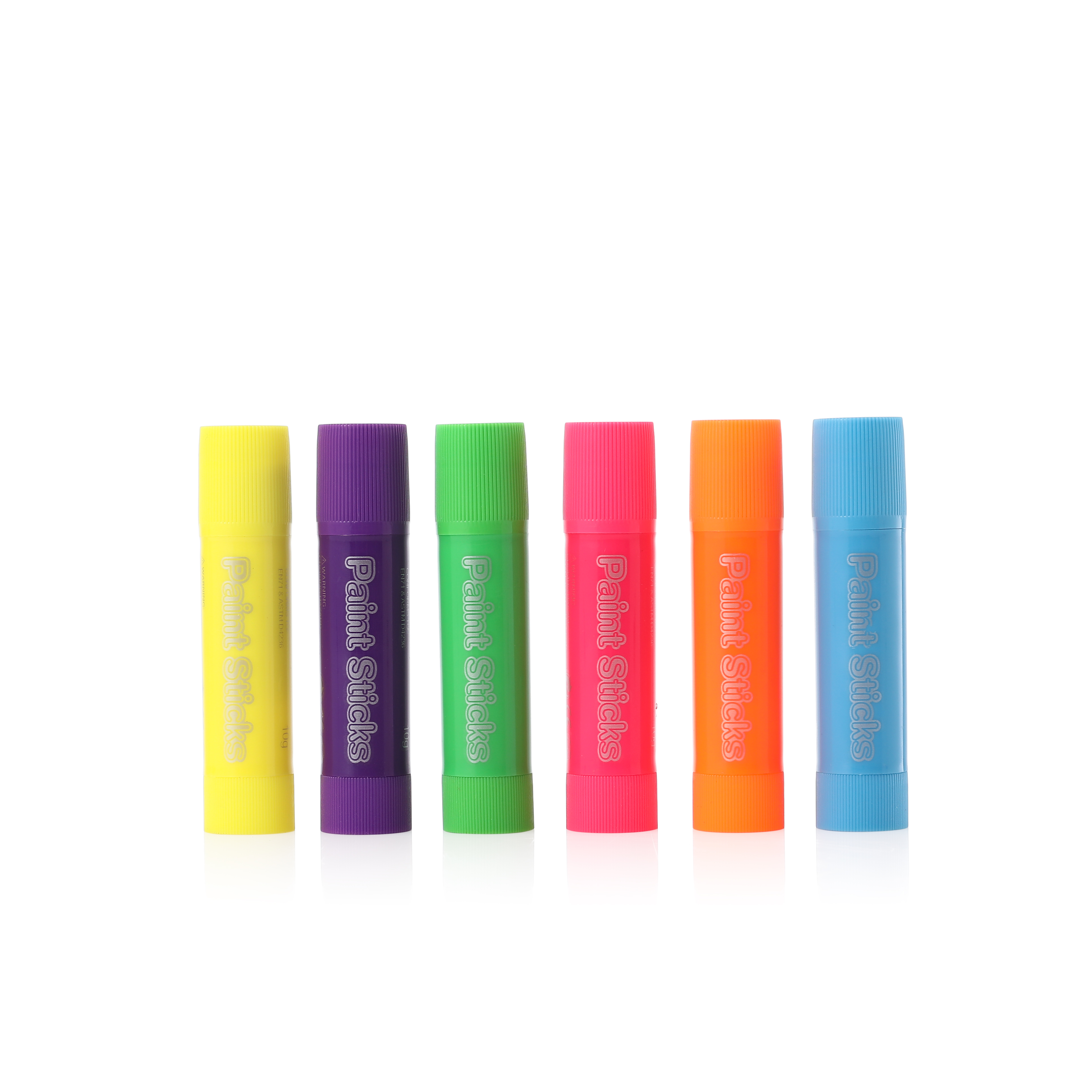 Jumbo Kwik Stix, Solid Tempura Paint - set of 6 Neon Colors