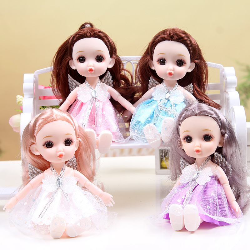 4.7in Ensemble de poupées fille aux cheveux longs et ses - Temu