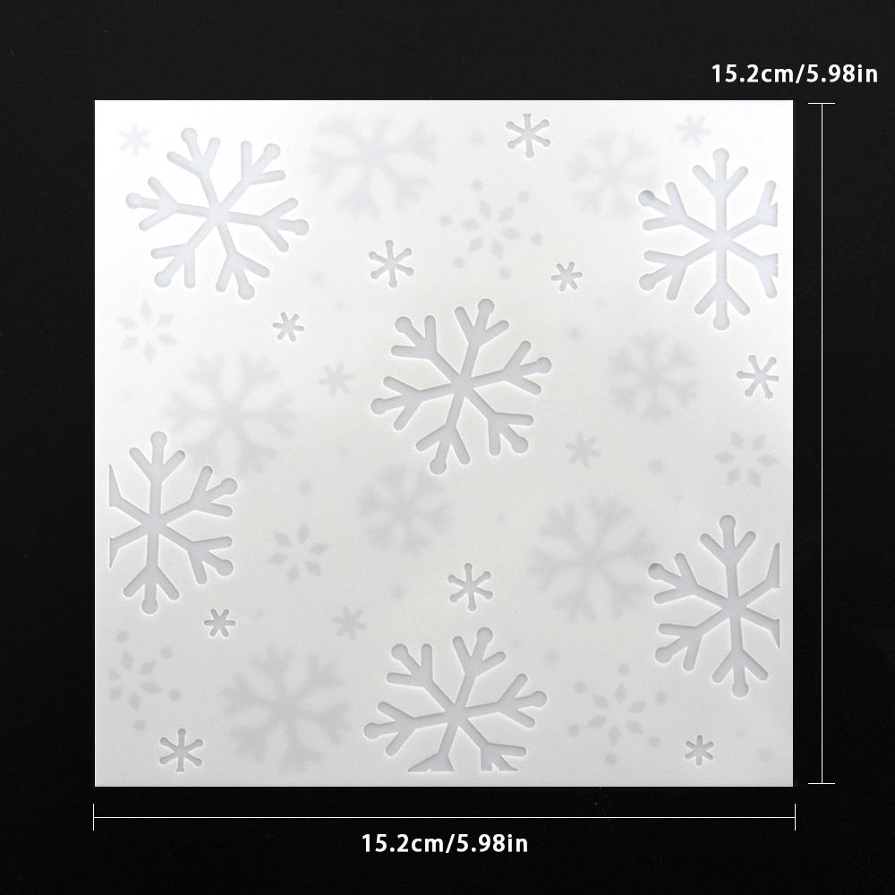 Christmas Snowflake Stencils For Painting Winter Christmas - Temu