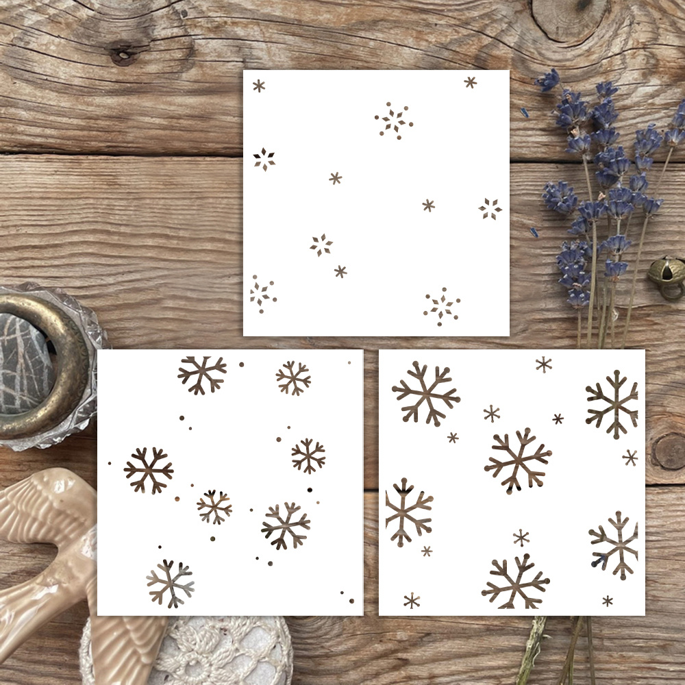 Christmas Snowflake Stencils For Painting Winter Christmas - Temu