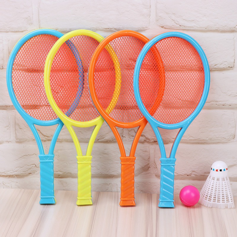 Raquete de tênis infantil Badminton Set Kids Palying Forma Oval